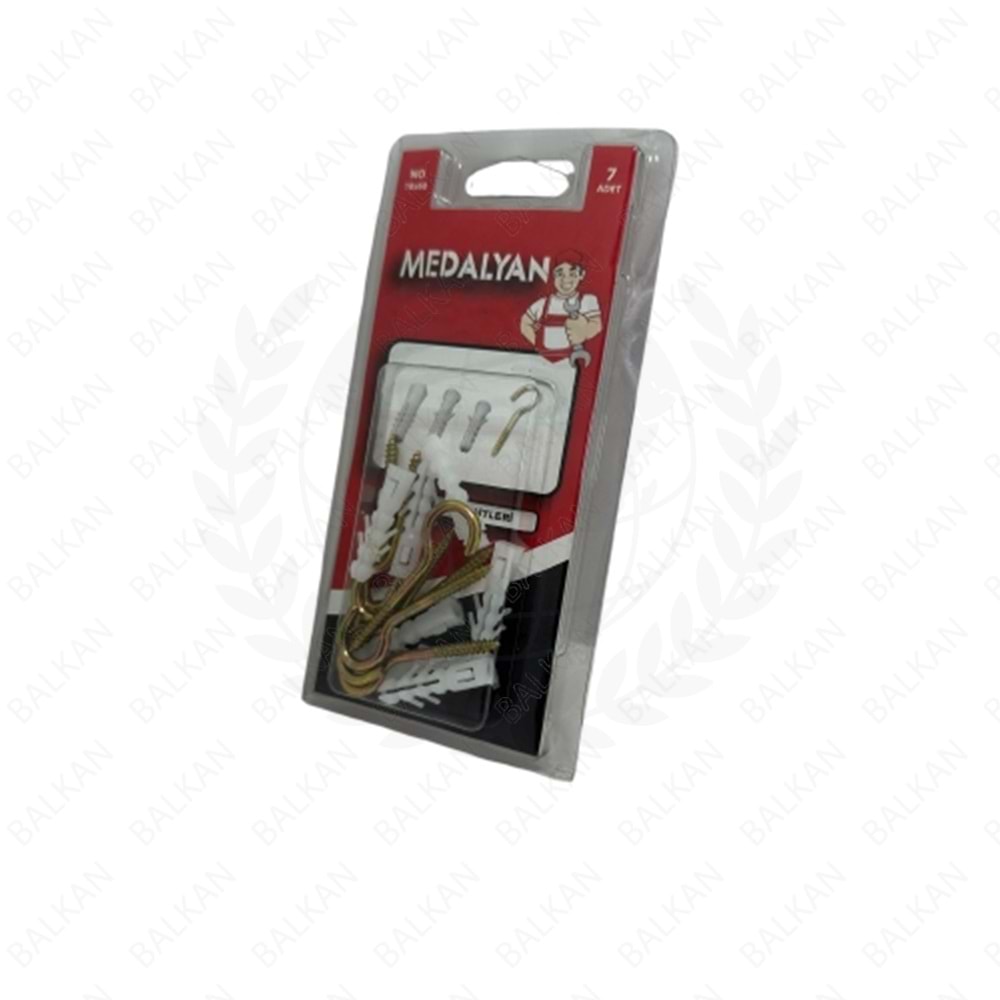DL-25 18X60 AÇIK PİTON+NO:6 DUBEL (MEDALYAN SET) PK:24
