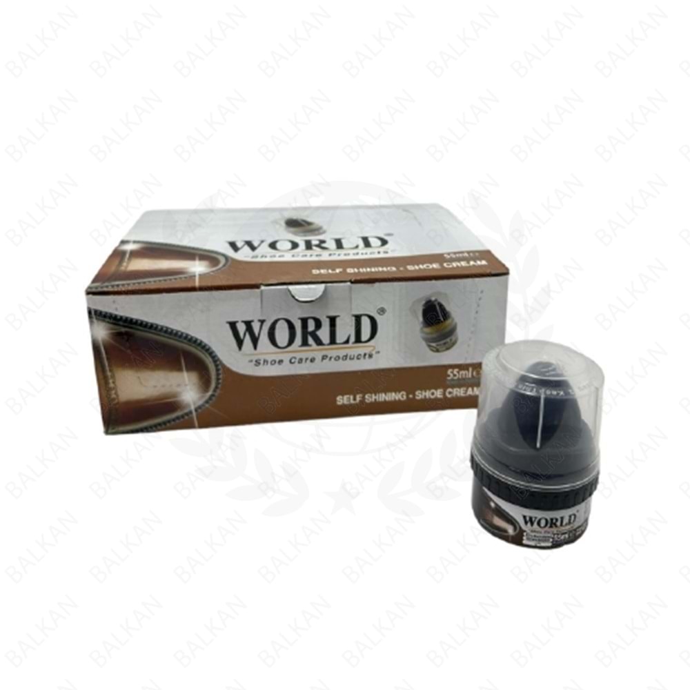 WORLD AYAKKABI BOYASI 50 GR KAHVE