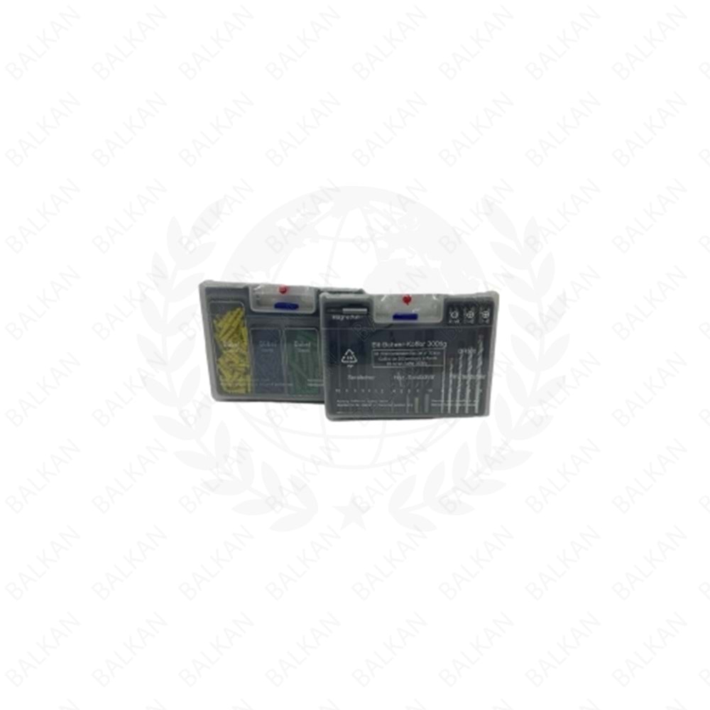 MATKAP UCU -DÜBEL SETİ 300 PCS