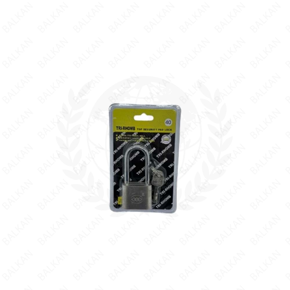VAKUMLU ÇELİK KİLİT 40 MM (UZUN)