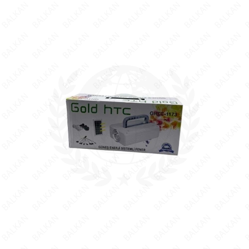 GOLD HTC-1173 GÜNEŞ ENERJİLİ FENER