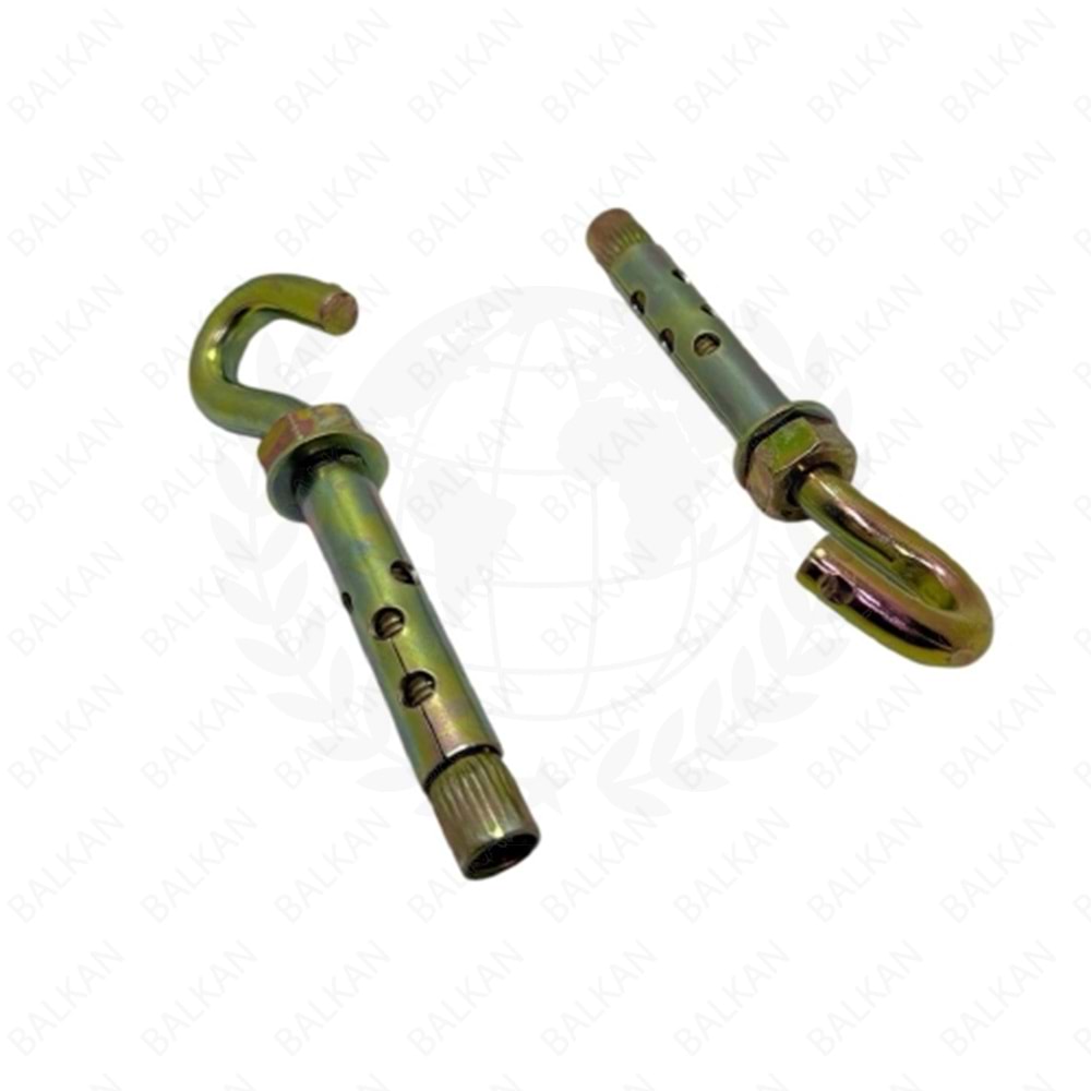 ÇELİK AÇIK KANCALI DÜBEL NO:8*100