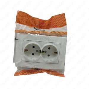 VİKO LİNERA 2 Lİ TOPRAKLI PRİZ