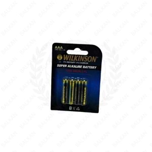 WİLKİNSON ALKALİN PİL İNCE (4*LÜ)