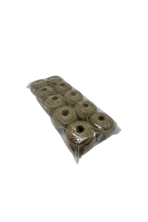 HASIR JUT İP YUVARLAK 100 GR (PK:10 LU)