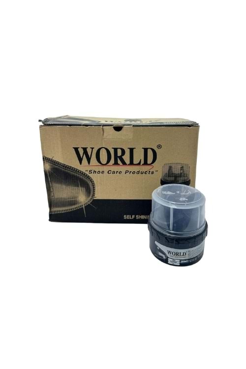 WORLD 200 GR AYAKKABI BOYA SİYAH