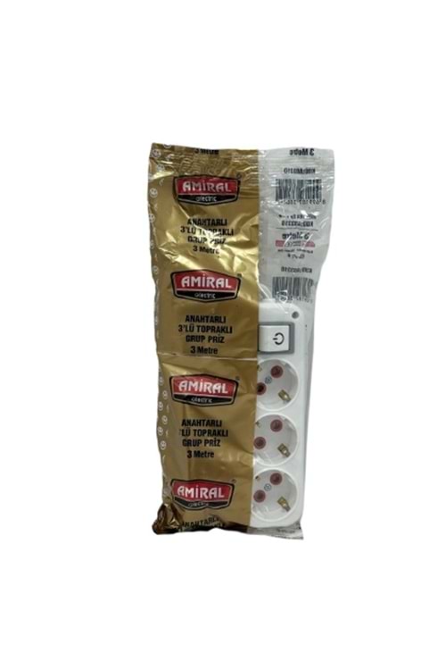 AMİRAL PRİZ 3 MT ANAHTARLI