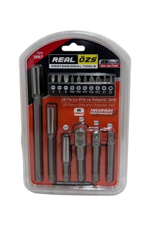 ÖZS-1887 BİST VE ADAPTÖR SETİ 16 PCS